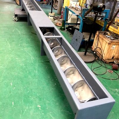 De u-vormige Transportband van de Schroefriem Shaftless voor de Modderkoolstof Ash Concrete van de Mortierkorrel