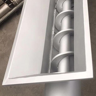 De u-vormige Transportband van de Schroefriem Shaftless voor de Modderkoolstof Ash Concrete van de Mortierkorrel