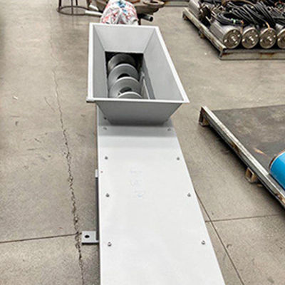 De u-vormige Transportband van de Schroefriem Shaftless voor de Modderkoolstof Ash Concrete van de Mortierkorrel