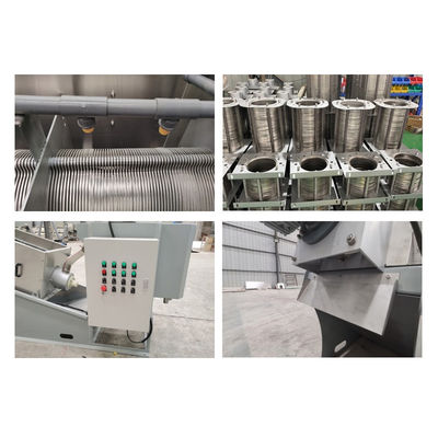 Volledige Automatische Schroeftype Scheiding van de Slib Ontwaterende Machine Vaste Vloeistof: