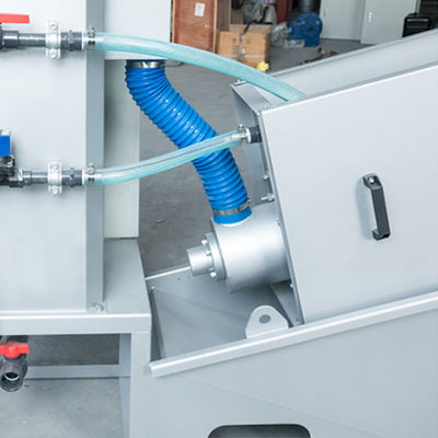 Spiraalvormige Type Schroefpers Modder Ontwaterende Machine SS 304 Materiaal:
