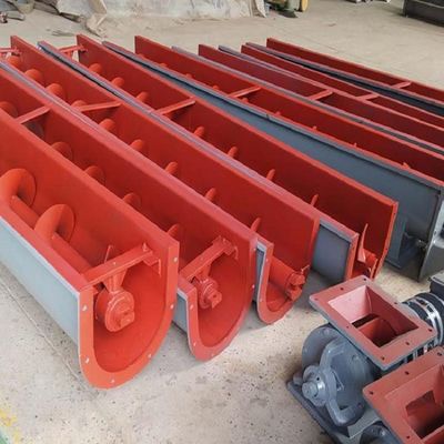 304 roestvrijstalen slibschroeftransporteur U-vormig