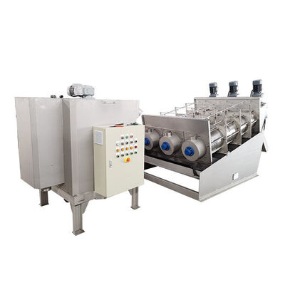 Mobiele gestapelde schroefslibontwateringsmachine Automatische schroefpers