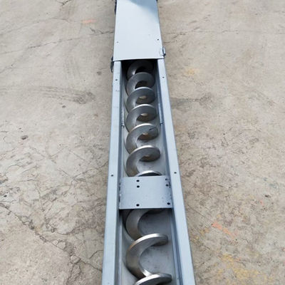 RVS Silo Cement Schroef Transportband Machine Spiraal Voor Poeder