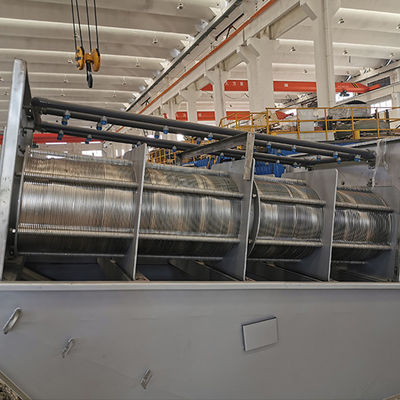Het automatische de Modder van SS304 Spiraalvormige het Ontwateren Tarief van de Machine Hoge Dehydratie