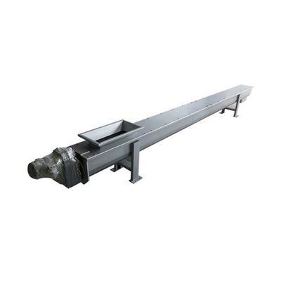 Shaftless de U-vormige SS Transportband van de Cementschroef voor de Kalk van de Dierenvoer Verpulverde Steenkool