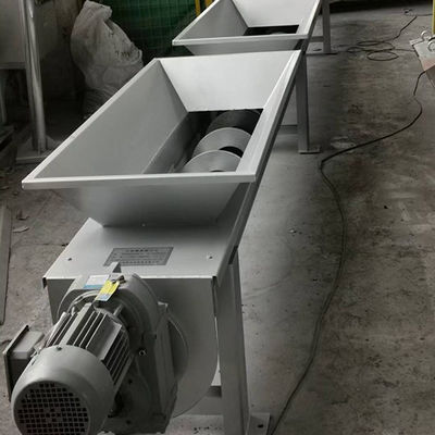 Shaftless de U-vormige SS Transportband van de Cementschroef voor de Kalk van de Dierenvoer Verpulverde Steenkool
