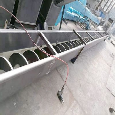 Dubbele de Schroeftransportband 1000mm van het Schacht Horizontale Roestvrije staal voor Kolenindustrie