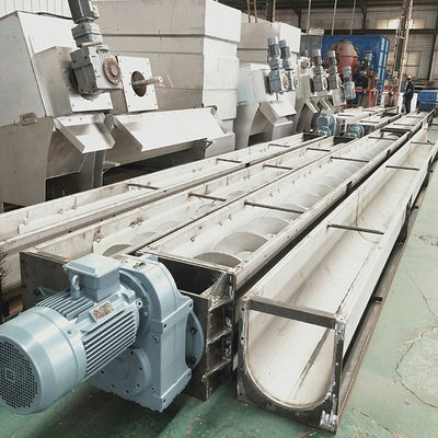 304 van de de Schroeftransportband van roestvrij staal U-vormige Shaftless Machine 1~20m lengte