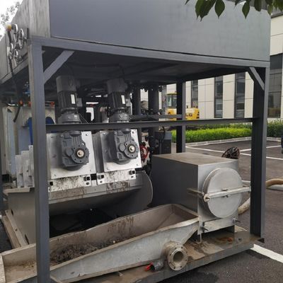 90-150kg/H de Modder Ontwaterende Machine van de schroefpers om Fabriek Te drukken en Te verven