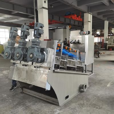 90-150kg/H de Modder Ontwaterende Machine van de schroefpers om Fabriek Te drukken en Te verven