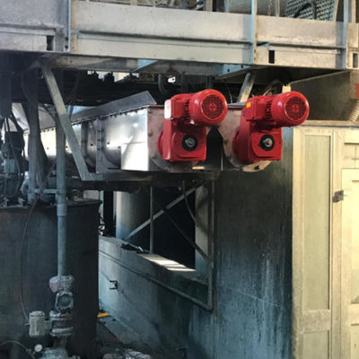 1~100m Lengte Geautomatiseerde de Schroeftransportband van Koolstofstaalshaftless voor het Poeder van de Cementkorrel