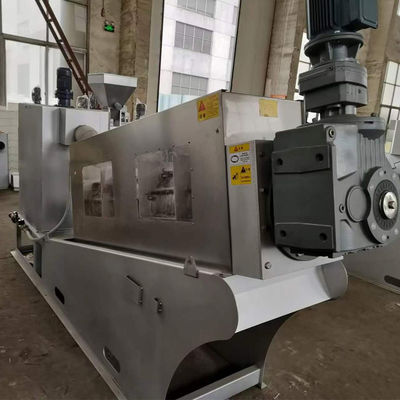 Van de de Schroefpers van 304SS 316SS van de de Modder Ontwaterend Machine 20m3/H de Waterzuiveringsinstallatiemateriaal