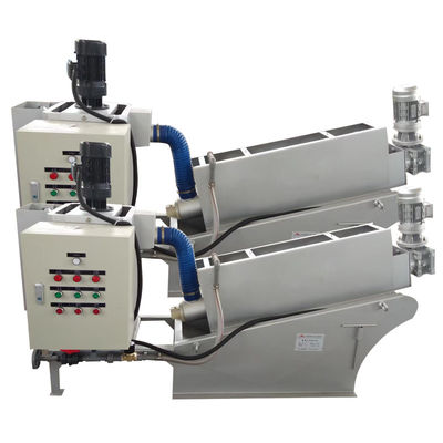 SS304 van de de Machinemodder van Slduge van de schroefpers Ontwaterende de Behandelingsmachine 1-500m3/H