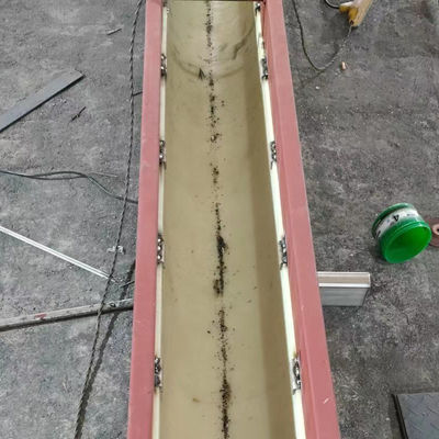 Snelheid van de Transportbandadjsutable van Koolstofstaalshaftless paste de Spiraalvormige 1~100m aan