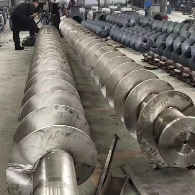 1~25Meter geneigde de Avegaartransportband van de Roestvrij staalschroef voor Silocement