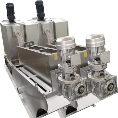 Schroefsoort slibontwatering machine voor pluimveebedrijf afvalwaterbehandeling