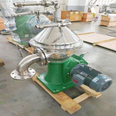 Continu high speed schijfcentrifuge voor het scheiden van vaste stoffen en vloeistoffen in de industrie