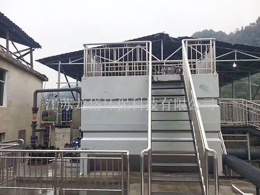 Witte Waterzuiveringsinstallatietank, de Filter van de Vezel Roterende Trommel
