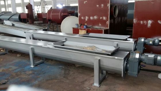 De Riemtransportband van de Koolstofstaalschroef, 300mm de Transportband van de Lossingsschroef