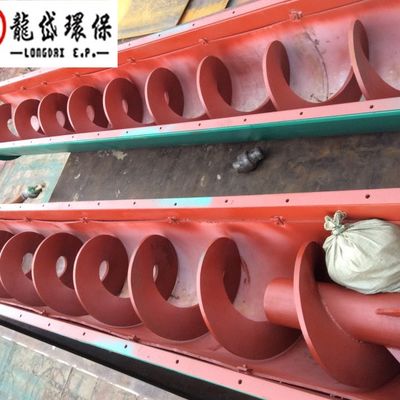 Roterende Shaftless-Schroeftransportband, Horizontale de Schroeftransportband van 16r/min