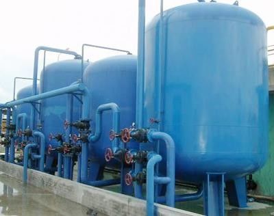 Chemische Waterzuiveringsinstallatietank, Blauw Waterzuiveringsinstallatiemateriaal