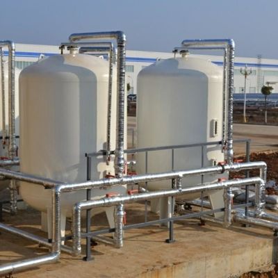 De Tank van de roestvrij staalwaterzuiveringsinstallatie