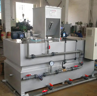 Het Materiaal van de waterbehandeling Automatisch het Doseren Systeem in Behandelings van afvalwaterinstallatie